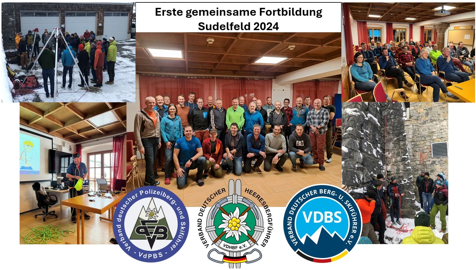 Erste gemeinsame Fortbildung der drei Bergführerverbände