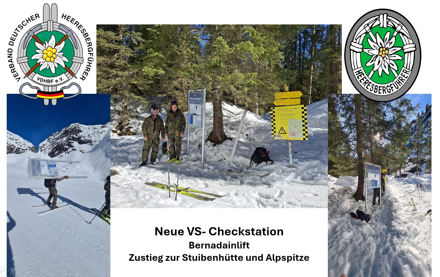 Weitere VS-Checkstation am Bernadeinlift